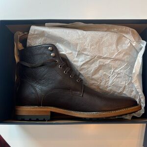Warfield & Grand, brown leather men’s boots, size 9